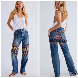 We The Free Rocky Mountain Corduroy Straightleg Jeans